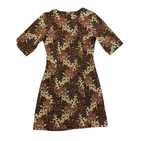 ZARA Multicolor Patterned Mini Dress - Picture 7 of 16